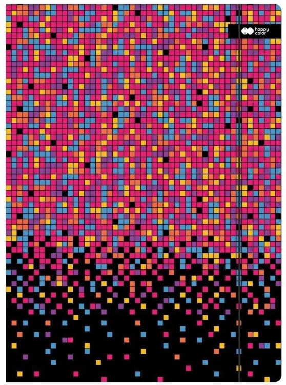 Teczka z gumką A4+ Pixi Blox HAPPY COLOR, GDD