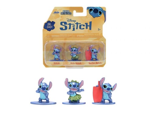 Jada Stitch Metal figurka 4cm 3szt, Jada