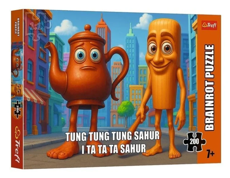Puzzle 200 BrainRots Tung Tung Sahur TREFL, Trefl
