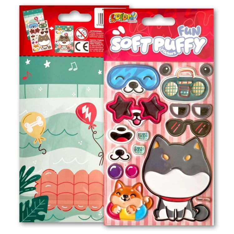 Naklejki puffy Fun with Doggi, Penmate