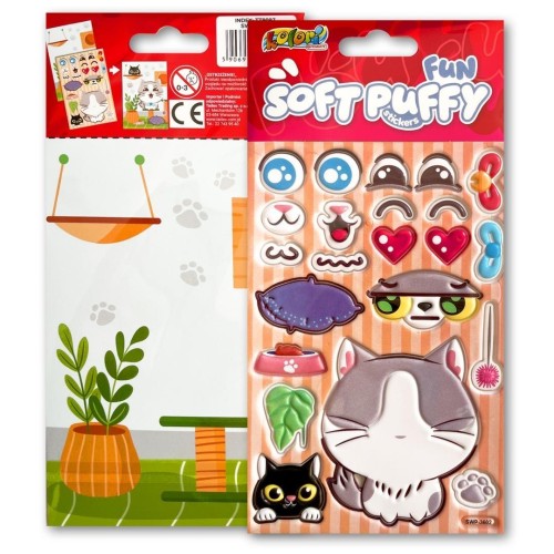 Naklejki puffy Fun with Kitty, Penmate