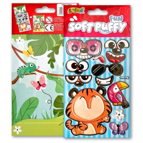 Naklejki puffy Fun with Tiger, Penmate