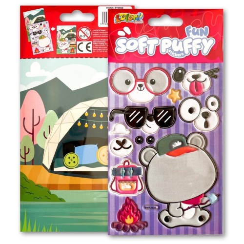 Naklejki puffy Fun with Bear, Penmate