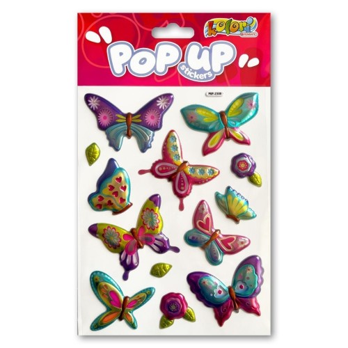 Naklejki metaliczne Rainbow Butterflies, Penmate