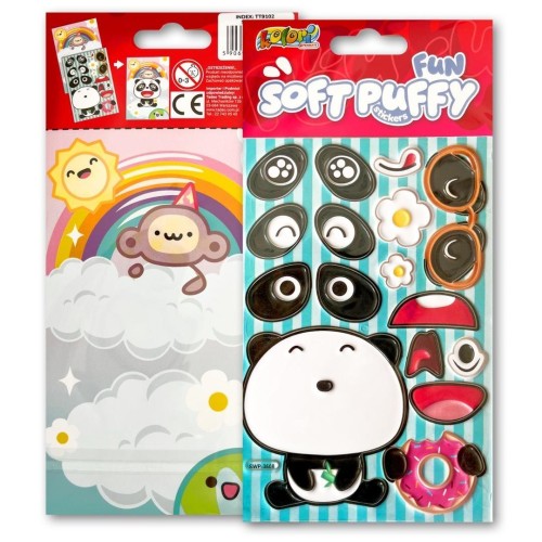 Naklejki puffy Fun with Panda, Penmate