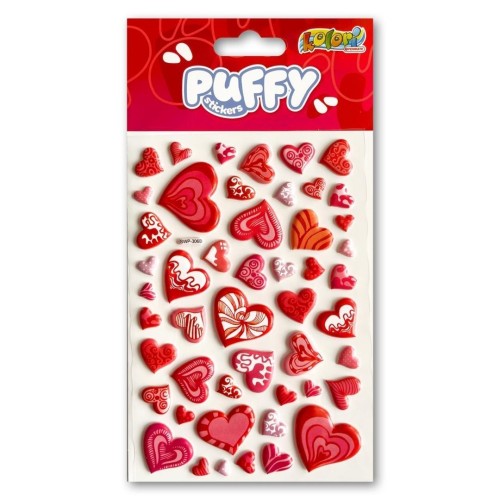 Naklejki puffy Hearts, Penmate