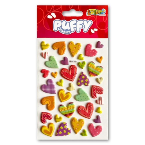 Naklejki puffy Valentines, Penmate