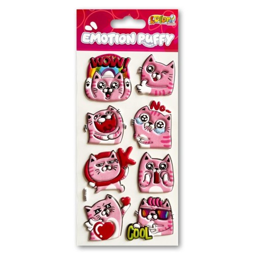 Naklejki puffy Emotion Cat, Penmate