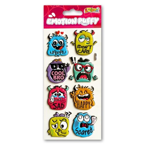 Naklejki puffy Emotion Monster, Penmate