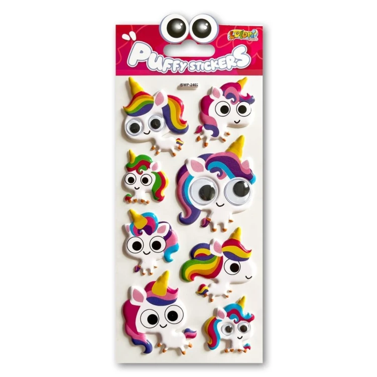 Naklejki puffy Unicorns Eyes, Penmate
