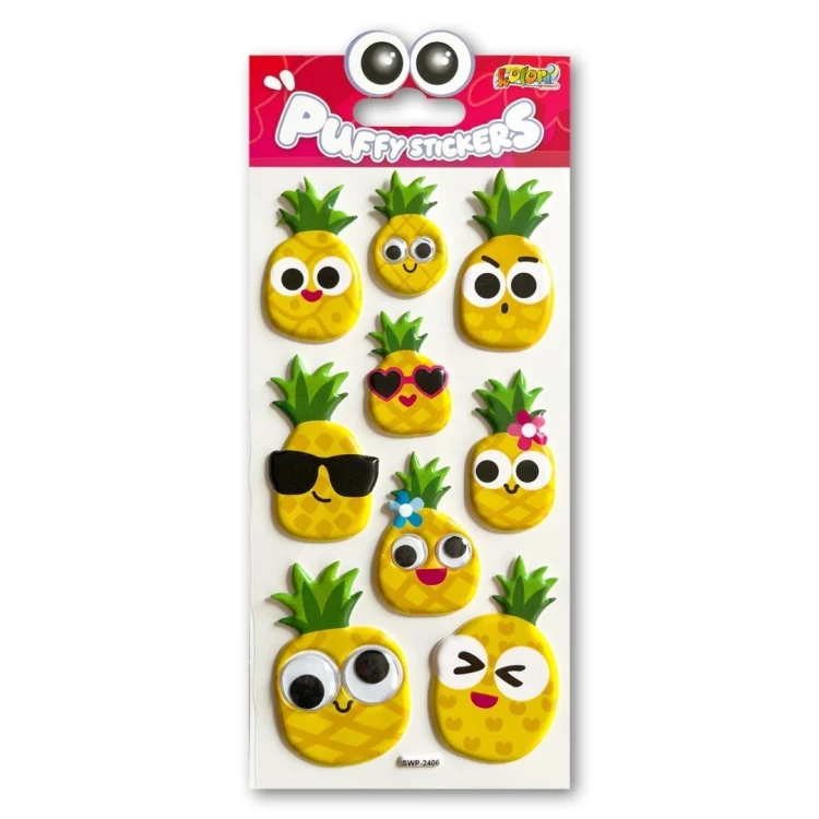 Naklejki puffy Pineapples Eyes, Penmate