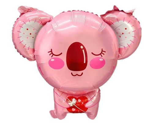 Balon foliowy Koala różowa 49x54cm