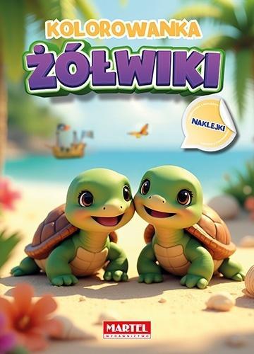 Kolorowanka Żółwiki z naklejkami, Maciej Ratajczyk