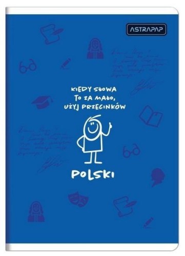 Zeszyt A5/60K linia Polski (10szt)