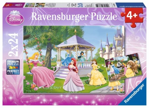 Puzzle 2x24 Disney Princess, Ravensburger