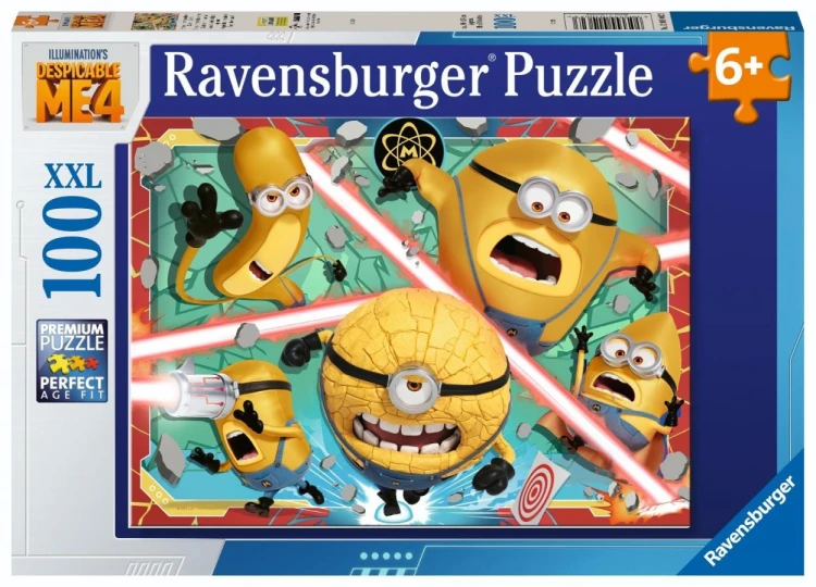 Puzzle 100 Minionki 4, Ravensburger