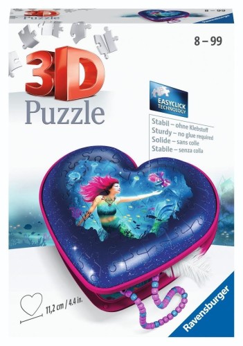 Puzzle 3D Mermaids Heart, Ravensburger