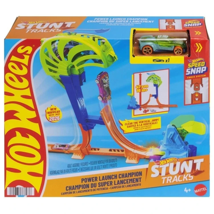 Hot Wheels Mistrzowski skok Pionowy tor, Mattel