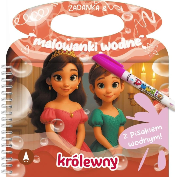 Zadanka & malowanki wodne. Królewny