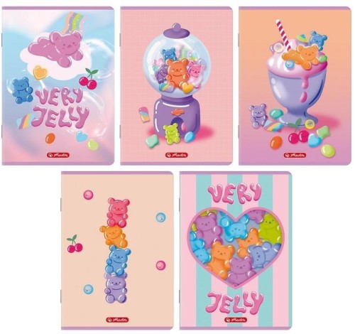 Zeszyt A5/32K kratka Jelly (10szt) HERLITZ