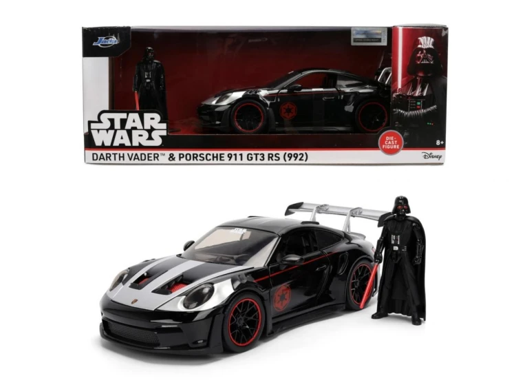 Jada Star Wars Porsche 911 GT3 1:24+fig, Jada