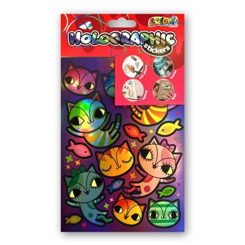 Naklejki holographic cats PENMATE, Penmate