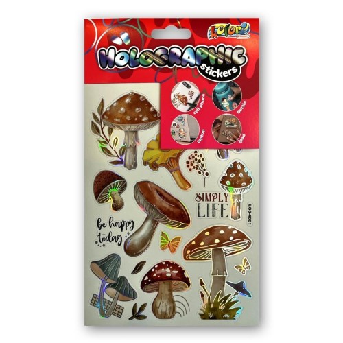 Naklejki holographic mushrooms PENMATE, Penmate