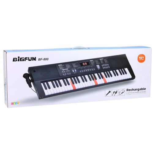 Keyboard z mikrofonem 78cm, Leantoys