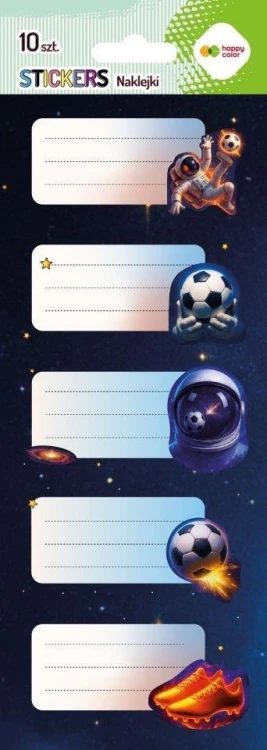 Naklejki na zeszyty Cosmo Ball 86x255 HAPPY COLOR