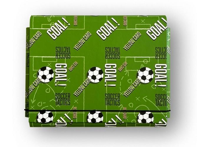 Teczka łamana A5 na gumkę T0128 Goal! mat PENMAT
