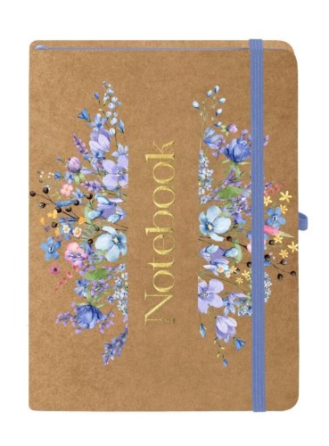 Notes A5 Kratka Kraft Blue, Antra