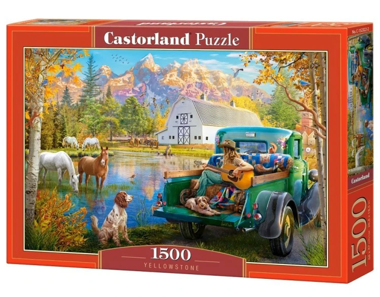 Puzzle 1500 Yellowstone CASTOR, Castorland