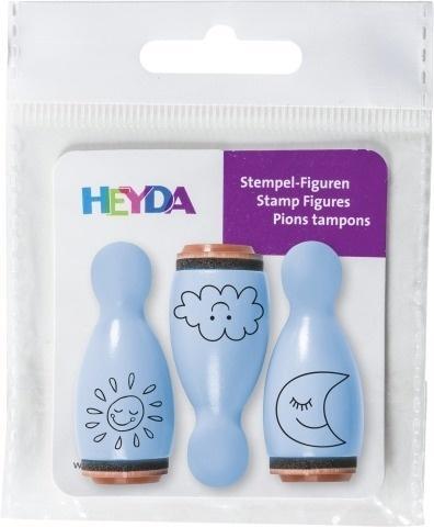 Zestaw stempli 3szt Pogoda, Heyda