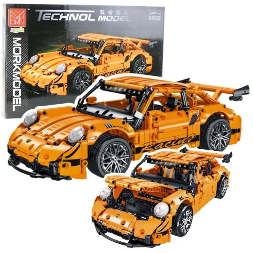 Klocki konstrukcyjne Samochód GT Racing, Leantoys