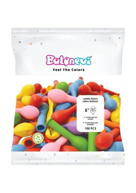 Balony lateksowe Pastel 12cm 100szt