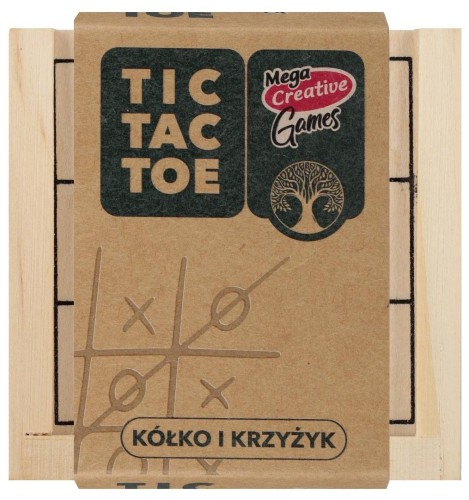 Kółko i krzyżyk - drewniane, Mega Creative