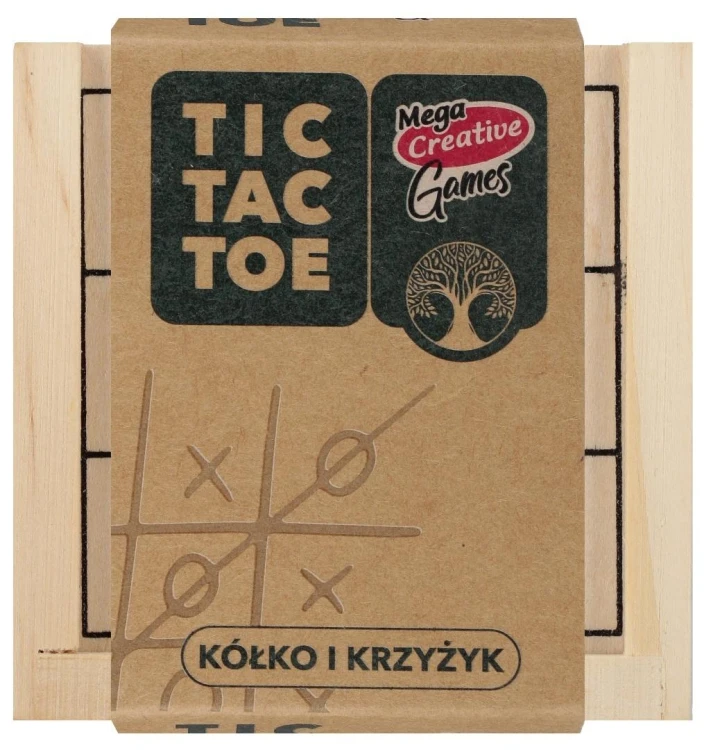Kółko i krzyżyk - drewniane, Mega Creative
