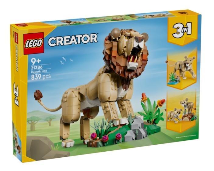 LEGO(R) CREATOR 31386 Dzikie zwierzęta: Dumny lew