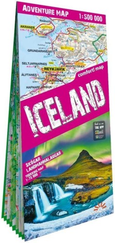 Adventure map Islandia/Iceland 1:500 000 w.2026