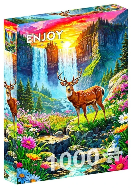 Puzzle 1000 Raj dla jeleni, Enjoy