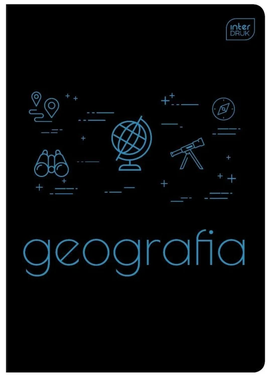 Zeszyt A5/60K kratka UV Geografia (10szt)