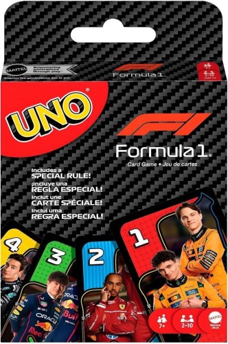 UNO Formuła 1 Gra karciana, Mattel