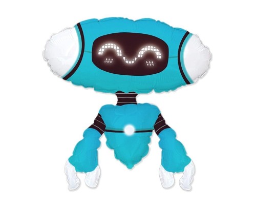 Balon foliowy Robot Blue 60cm
