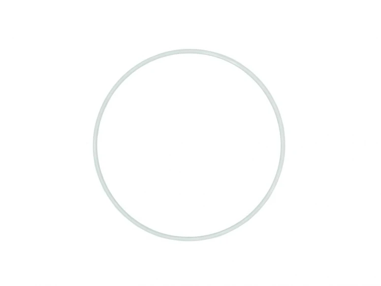 Ring metalowy biały 30cm, Aliga