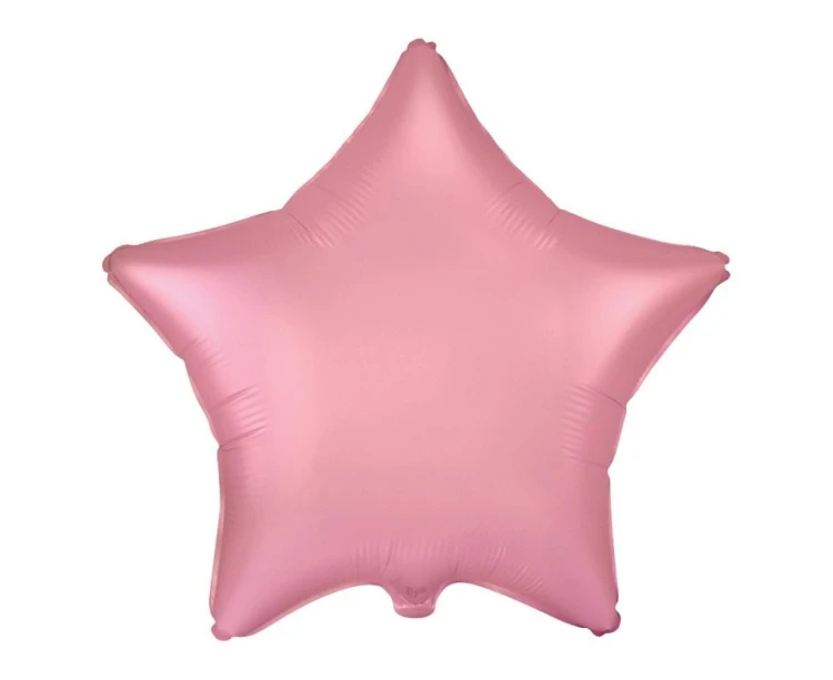 Balon foliowy Gwiazda jasnoróżowy 45cm