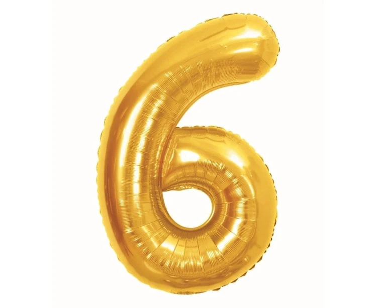 Balon foliowy B&C 6 Royal gold 85cm