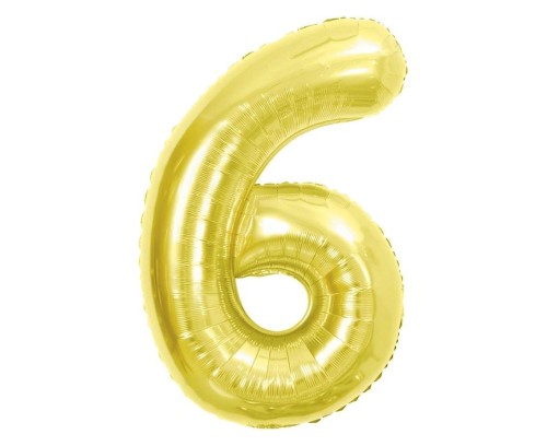 Balon foliowy B&C 6 Light gold 85cm