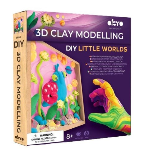 Zestaw DIY z masy plastycznej Ślimak, Okto