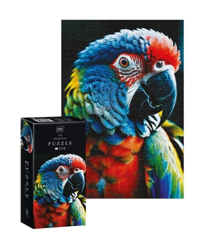 Puzzle 250 Colourful Nature 9 Parrot, INTERDRUK