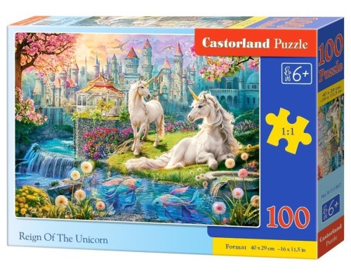 Puzzle 100 Reign Of The Unicorn CASTOR, Castorland
